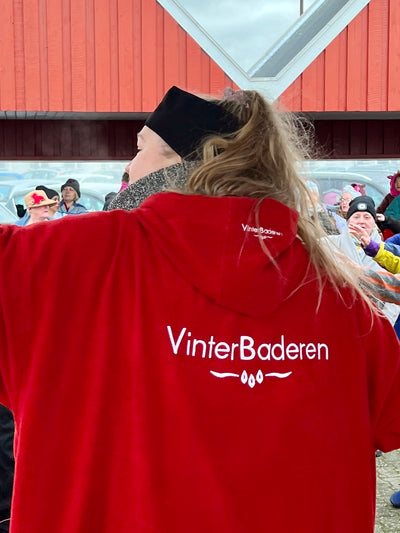 Badeponcho Skagen for voksne - blå