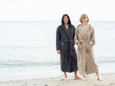 Badekåpen Stenen - Sandfarget