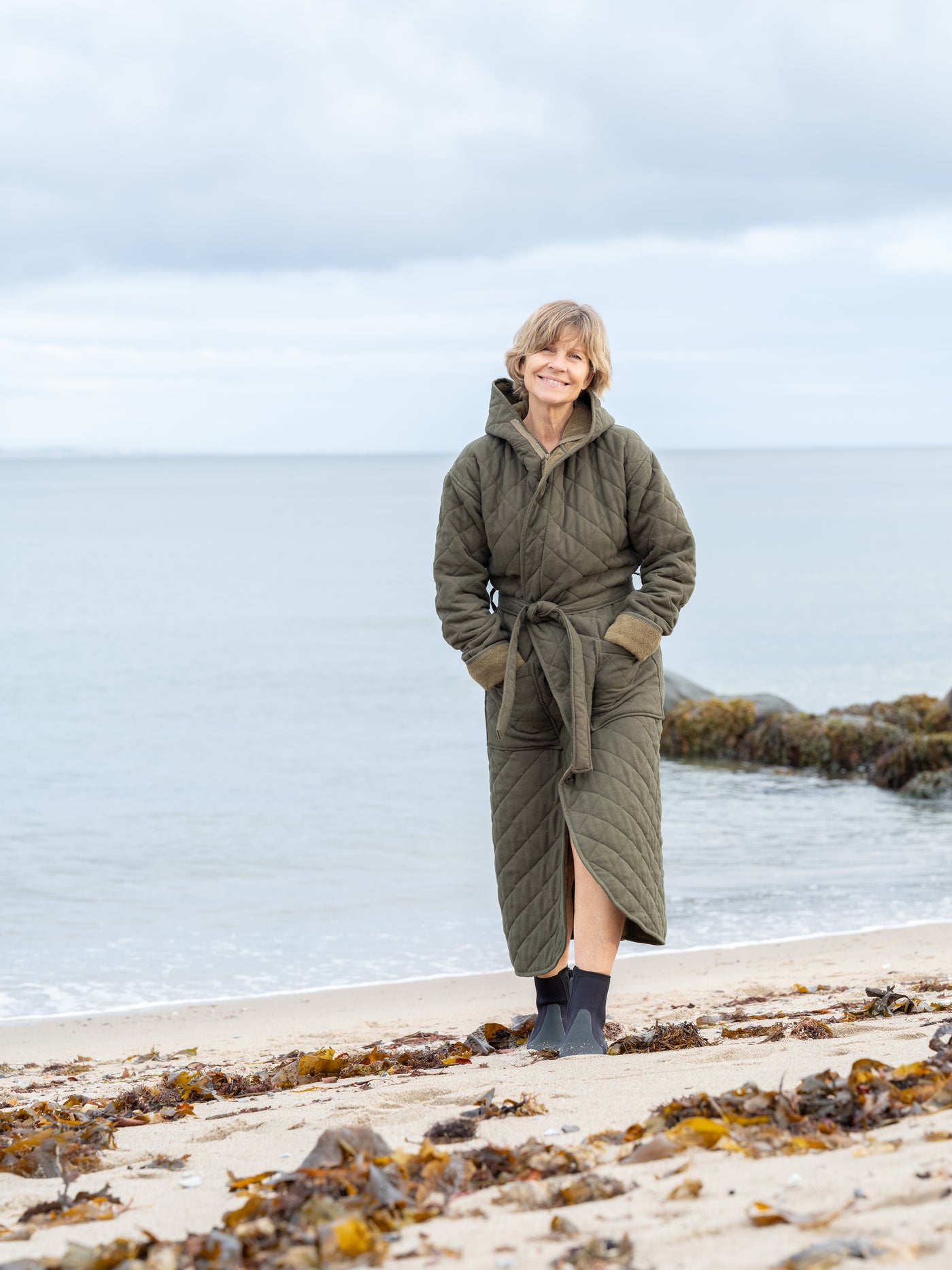 Luksus Badekåpe Hav - Grønn