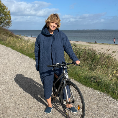 Luksus badekåpen Havet med glidelås