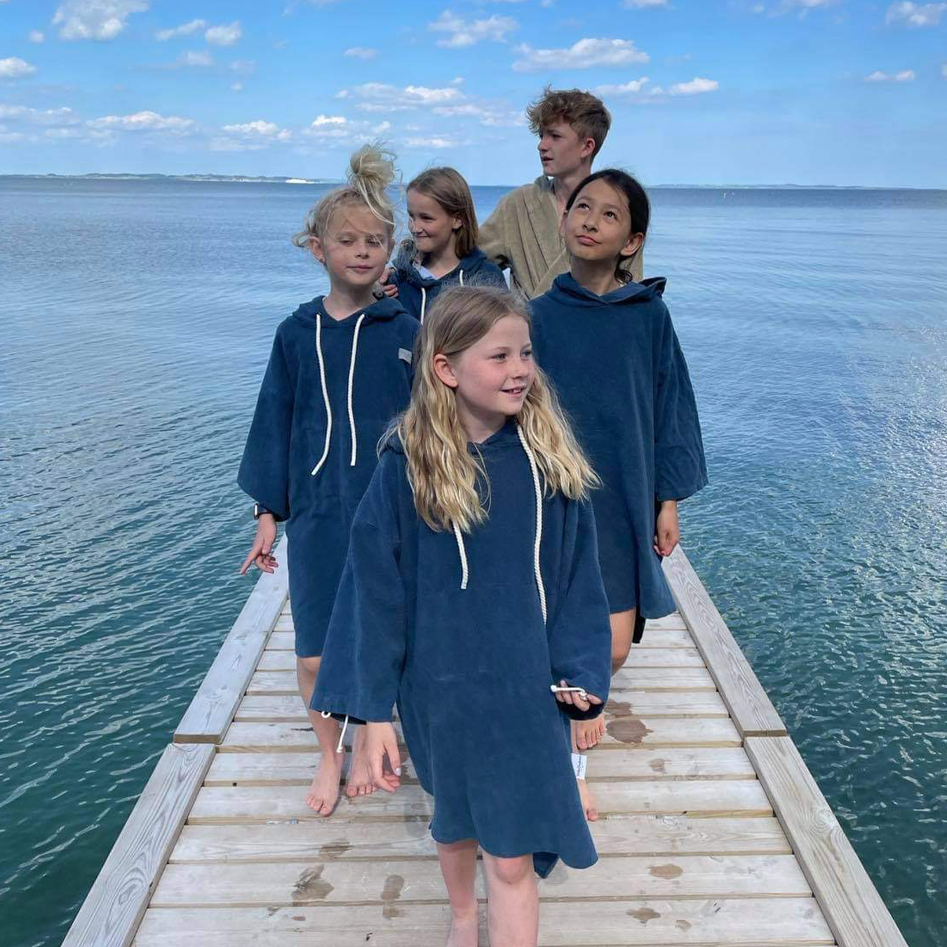 Badeponcho Skagen for barn 7, 9 og 11 år