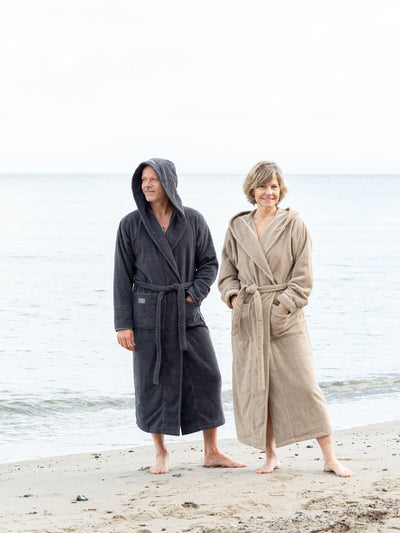 Badekåpen Stenen - Sandfarget