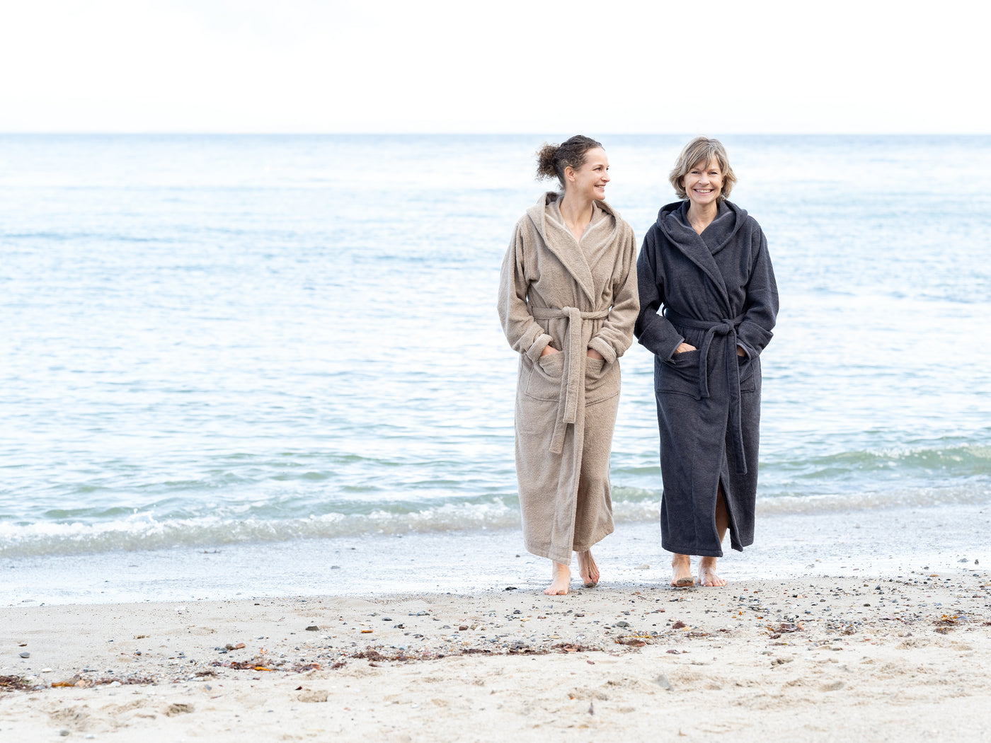 Badekåpen Stenen - Sandfarget