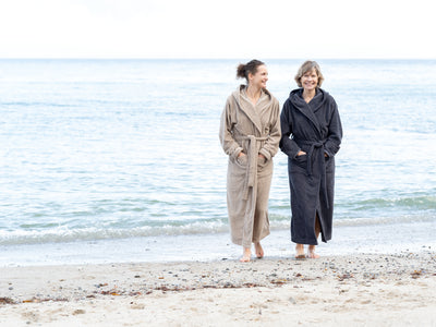 Badekåpen Stenen - Sandfarget