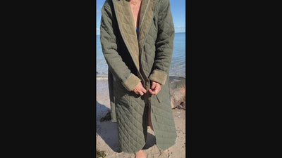 Luksus Badekåben Havet - Grøn